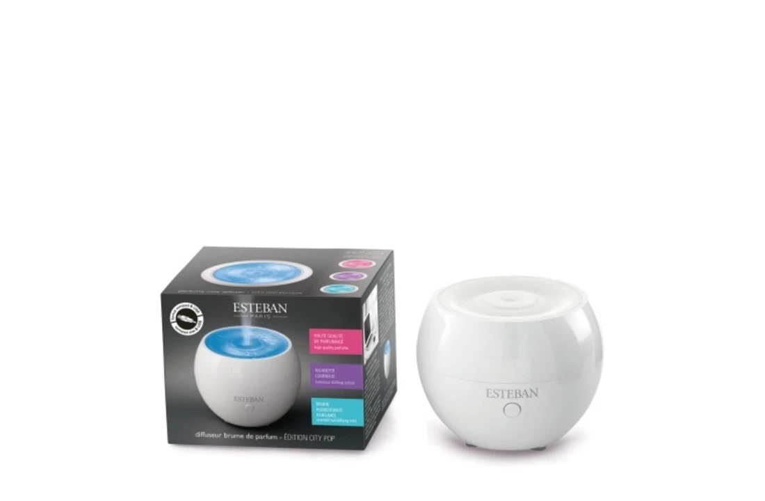 Esteban Esteban Mist Diffuser Editie City Pop Wit - Gekleurd Licht 3 Esteban Esteban Mist Diffuser Editie City Pop Wit - Gekleurd Licht