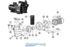 Hayward Hayward Max Flo Pompdeksel Met Pakking SPX1250LA -Hayward Verkoopwinkel hayward hayward max flo pompdeksel met pakking spx 2