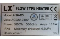 LX LX H30-R3 3.0KW 1.5 Inch Spa Heater (T-Vorm) -Hayward Verkoopwinkel lx lx h30 r3 30kw 15 inch spa heater t vorm 2
