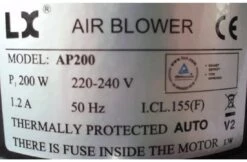 LX Pompen LX AP200 Lucht Pomp Blower Voor Jacuzzi, Spa En Bubbelbad -Hayward Verkoopwinkel lx pompen lx ap200 lucht pomp blower voor jacuzzi 3
