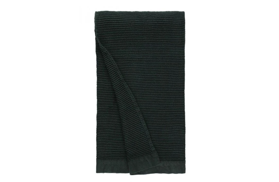 Rento Rento Handdoek 90x180cm Donkergroen 4 Rento Rento Handdoek 90x180cm Donkergroen - Afbeelding 2