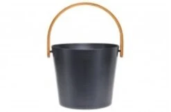 Rento Rento Sauna Emmer Aluminium Met Bamboe Handvat Grijsblauw -Hayward Verkoopwinkel rento rento sauna emmer aluminium met bamboe handv 11