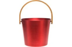 Rento Rento Sauna Emmer Aluminium Met Bamboe Handvat Rood -Hayward Verkoopwinkel rento rento sauna emmer aluminium met bamboe handv 7