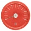 Rento Rento Sauna Thermometer Aluminium Rond Rood