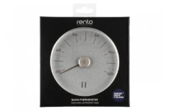 Rento Rento Sauna Thermometer Aluminium Rond Zilvergrijs -Hayward Verkoopwinkel rento rento sauna thermometer aluminium rond zilve 1